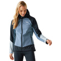 Navy-Coronet Blue - Lifestyle - Regatta Womens-Ladies Desoto X Soft Shell Jacket