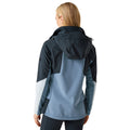 Navy-Coronet Blue - Pack Shot - Regatta Womens-Ladies Desoto X Soft Shell Jacket