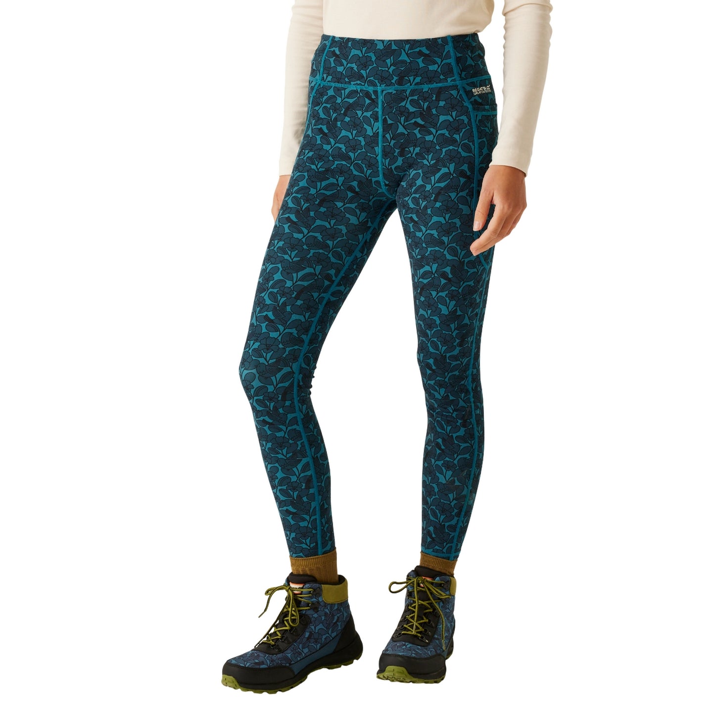Blue - Lifestyle - Regatta Womens-Ladies Orla Kiely Birdy Leggings