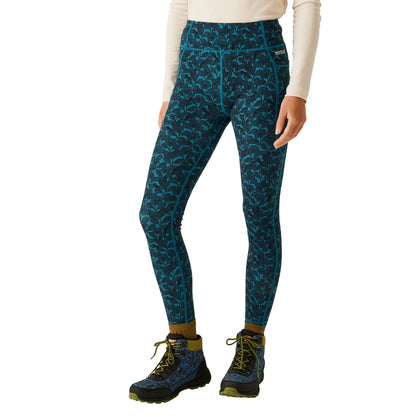 Blue - Lifestyle - Regatta Womens-Ladies Orla Kiely Birdy Leggings