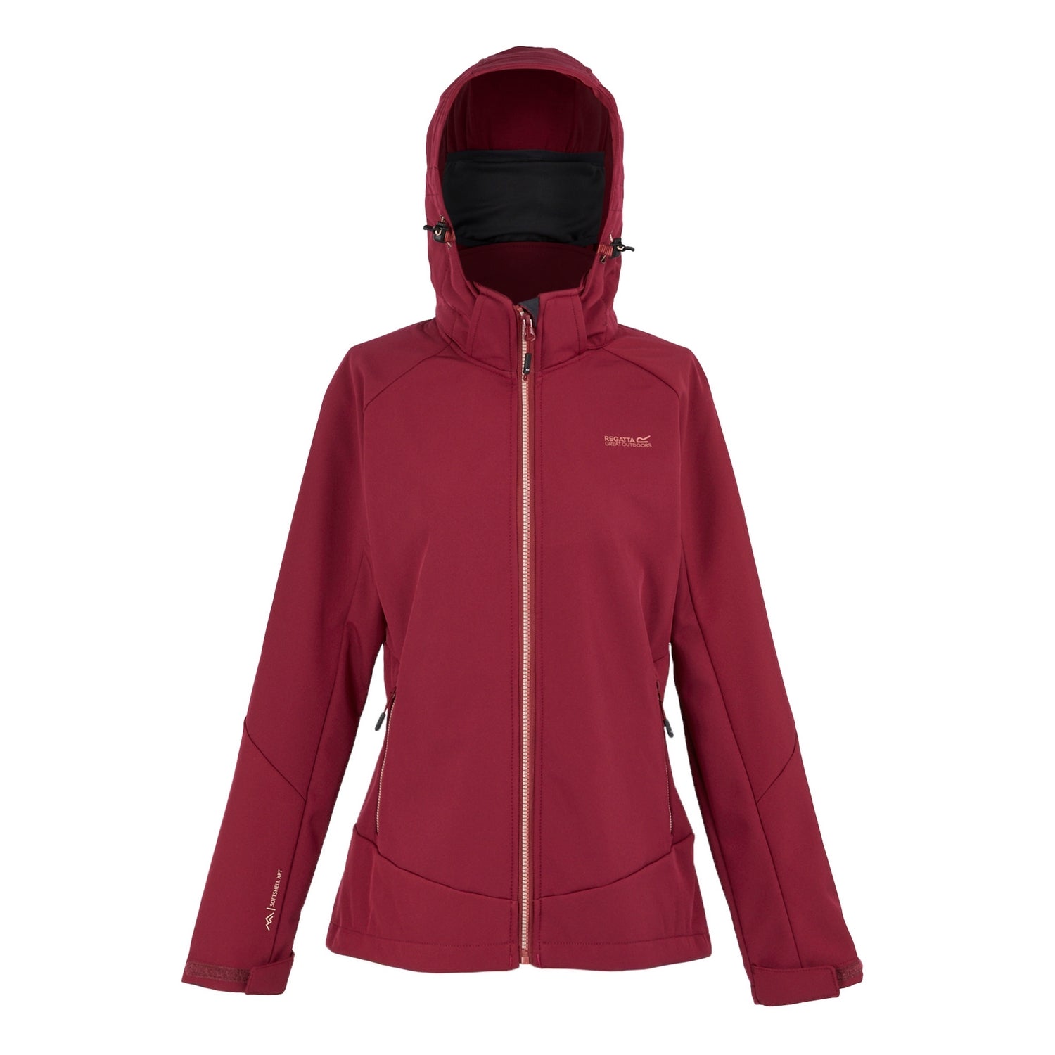Rumba Red - Front - Regatta Womens-Ladies Desoto X Jacket