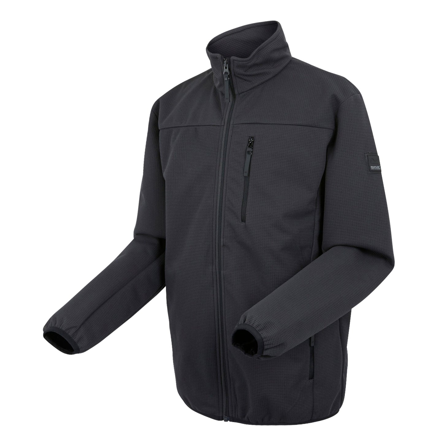 Ash-Black - Side - Regatta Mens Romain Waterproof Jacket