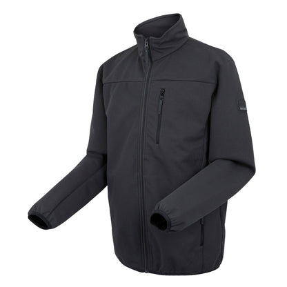 Ash-Black - Side - Regatta Mens Romain Waterproof Jacket