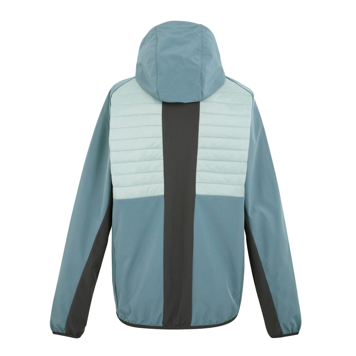 Glacier-Stormy Weather-Ash-Fox - Back - Regatta Mens Pro Hybrid II Jacket