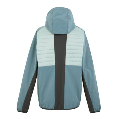 Glacier-Stormy Weather-Ash-Fox - Back - Regatta Mens Pro Hybrid II Jacket