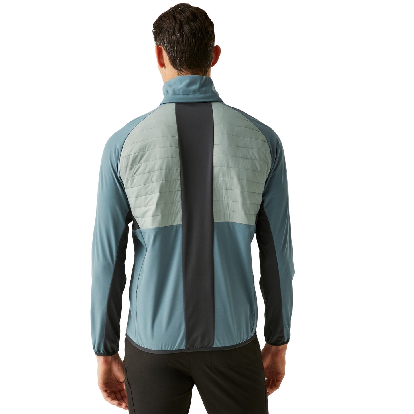 Glacier-Stormy Weather-Ash-Fox - Pack Shot - Regatta Mens Pro Hybrid II Jacket