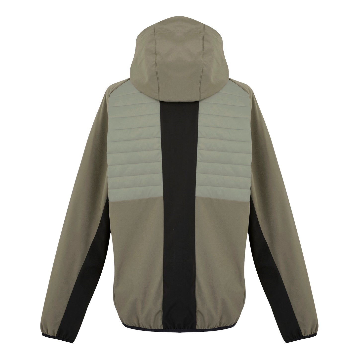 Golden Sand-Treetop-Black - Back - Regatta Mens Pro Hybrid II Jacket