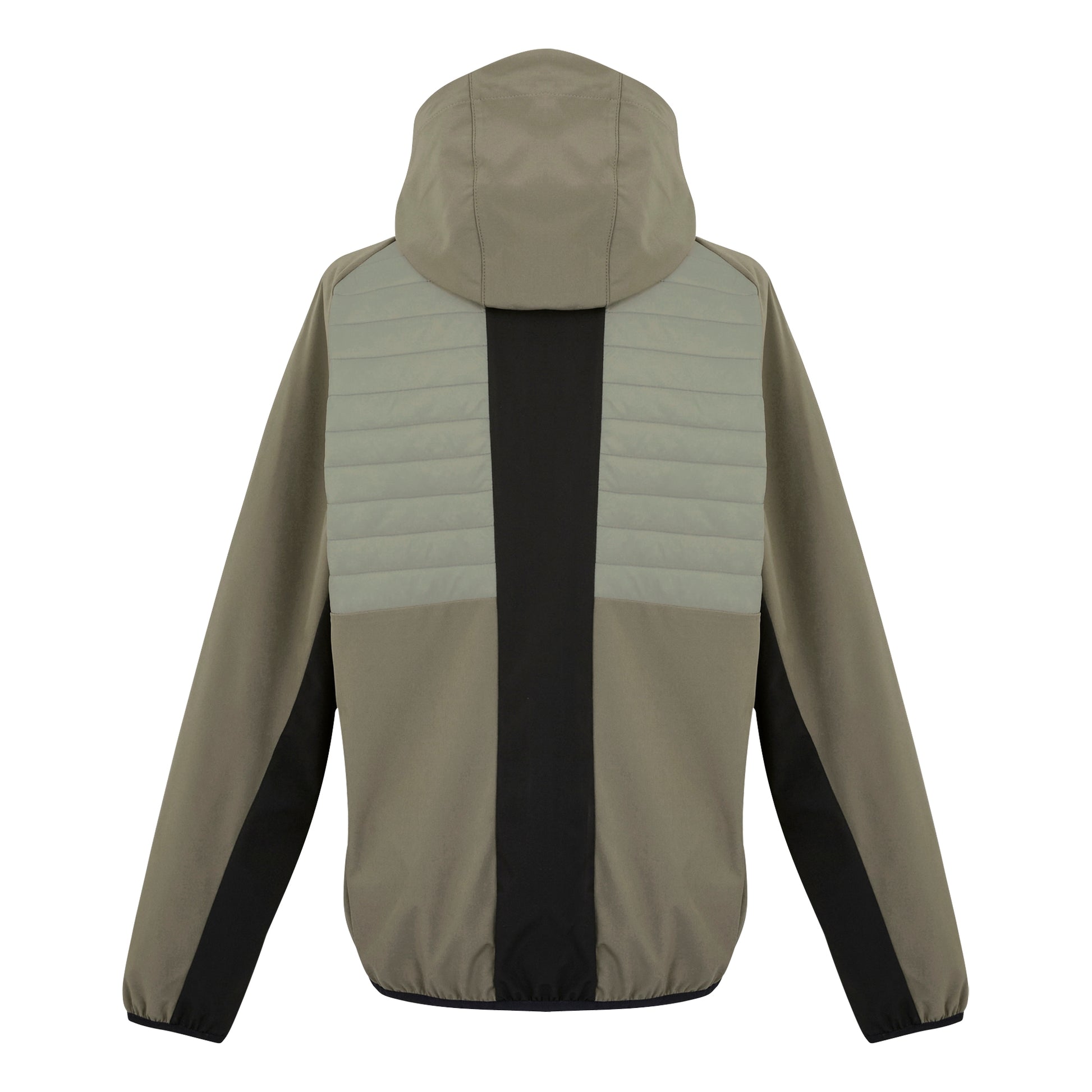 Golden Sand-Treetop-Black - Back - Regatta Mens Pro Hybrid II Jacket