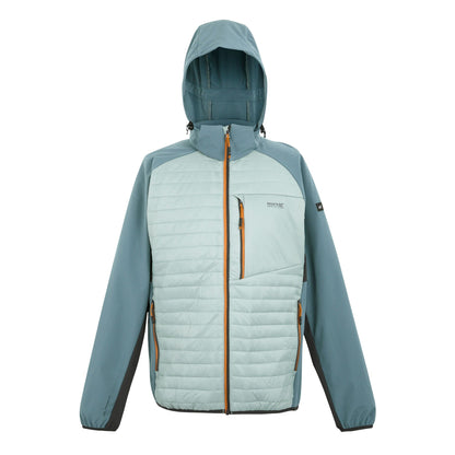 Glacier-Stormy Weather-Ash-Fox - Front - Regatta Mens Pro Hybrid II Jacket