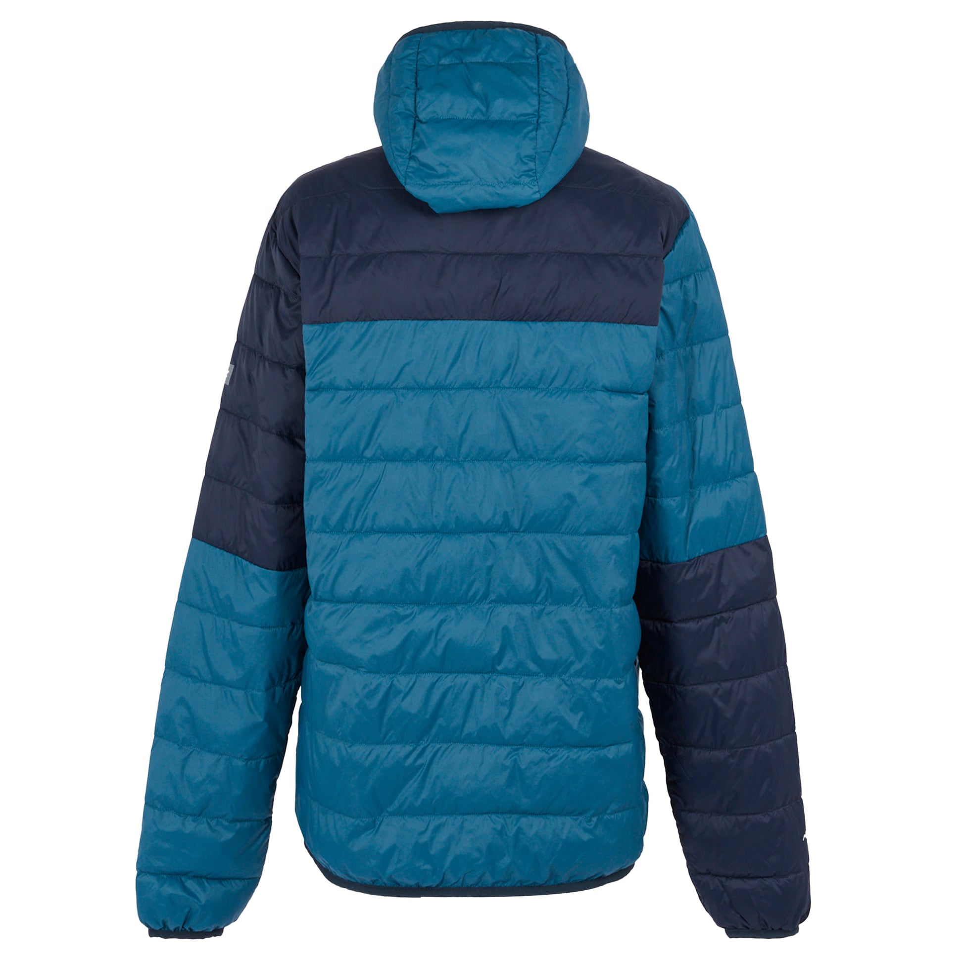 Moroccan Blue-Navy - Back - Regatta Mens Hillpack III Hooded Active Padded Jacket