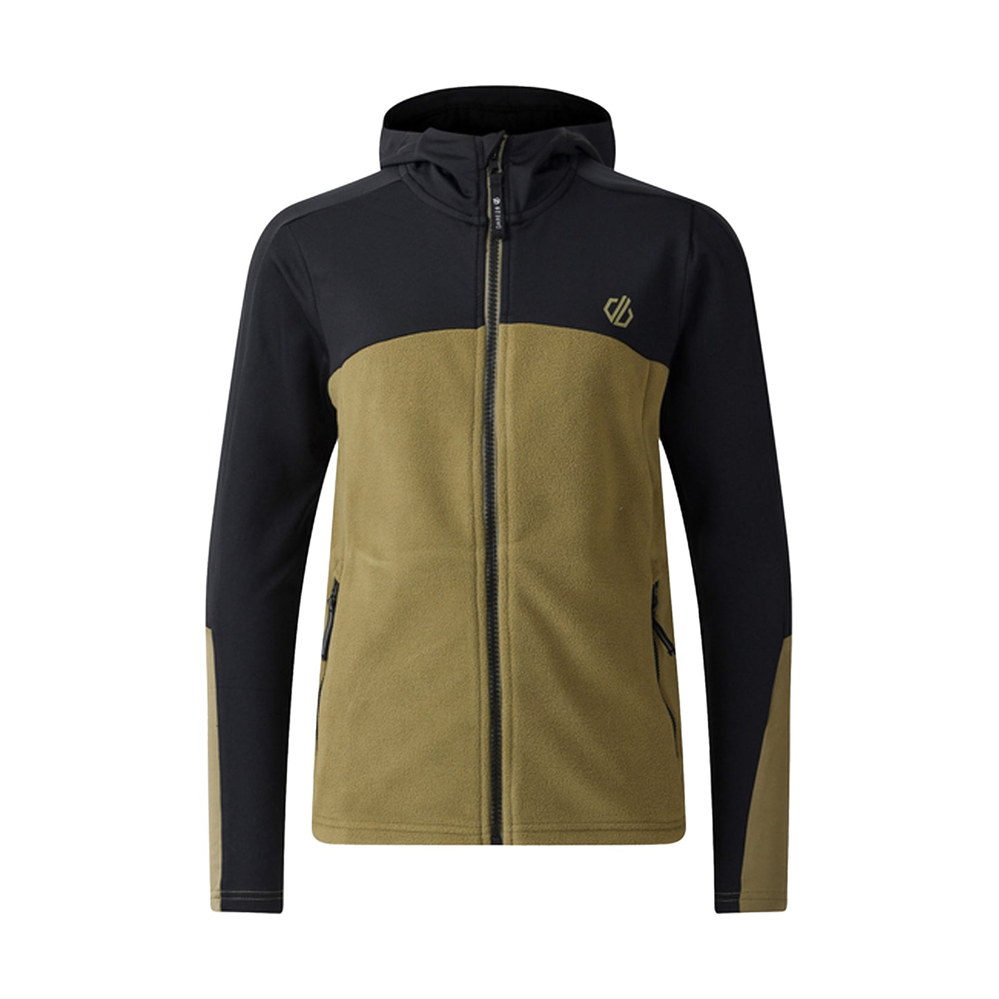 Black-Martini Olive - Front - Dare 2B Childrens-Kids Thriving IV Fleece Jacket