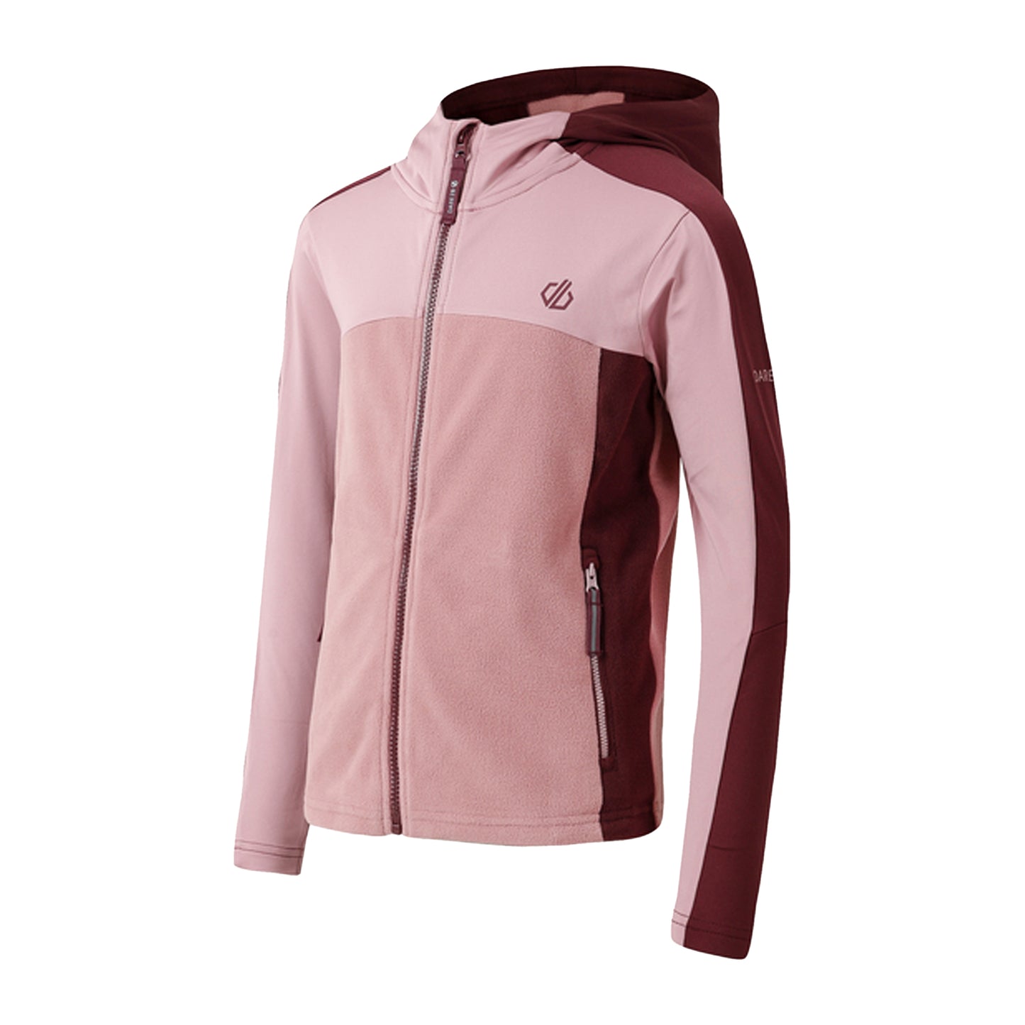 Fig-Lilas - Side - Dare 2B Childrens-Kids Thriving IV Fleece Jacket