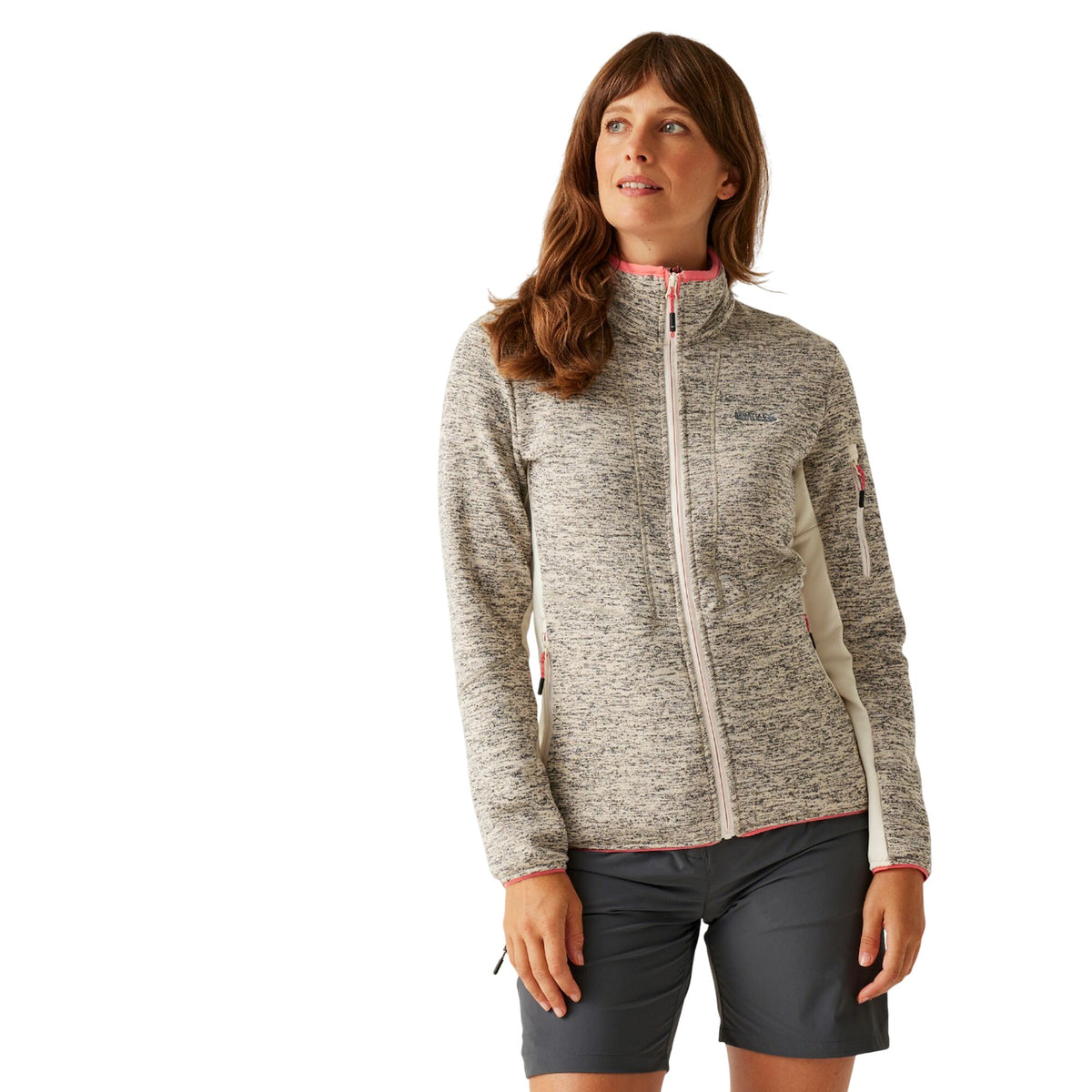 Light Vanilla-Peach Bloom - Lifestyle - Regatta Womens-Ladies Ralina Fleece Jacket