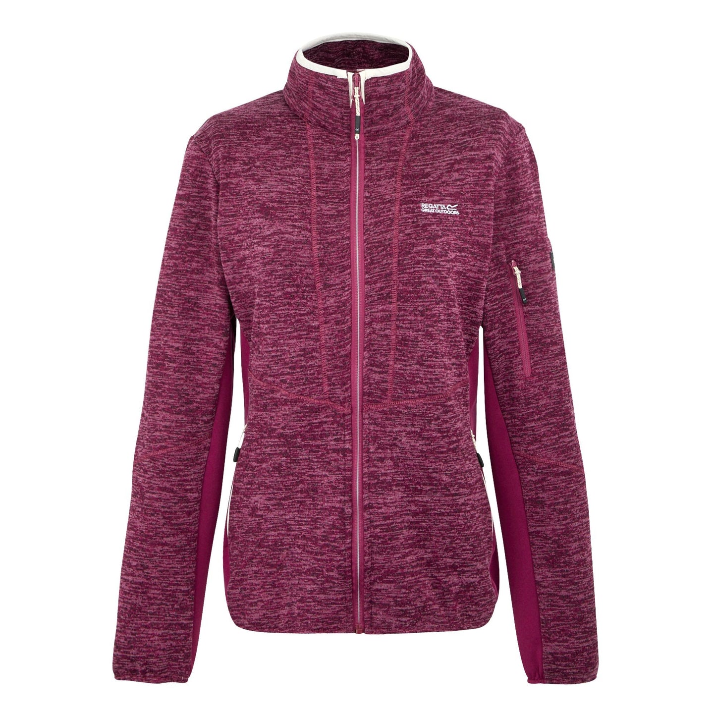 Beaujolais-Light Vanilla - Front - Regatta Womens-Ladies Ralina Fleece Jacket