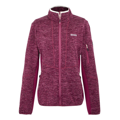 Beaujolais-Light Vanilla - Front - Regatta Womens-Ladies Ralina Fleece Jacket