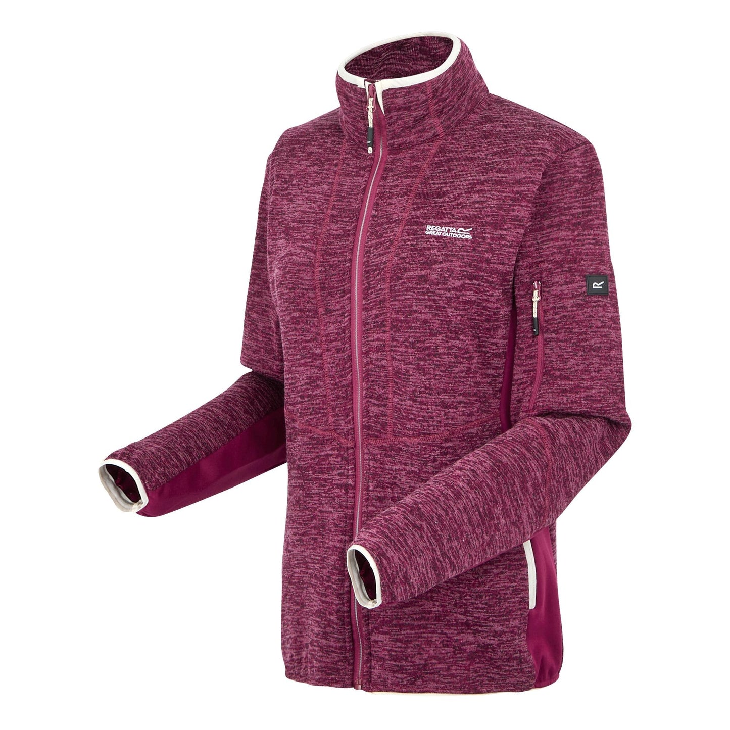 Beaujolais-Light Vanilla - Side - Regatta Womens-Ladies Ralina Fleece Jacket