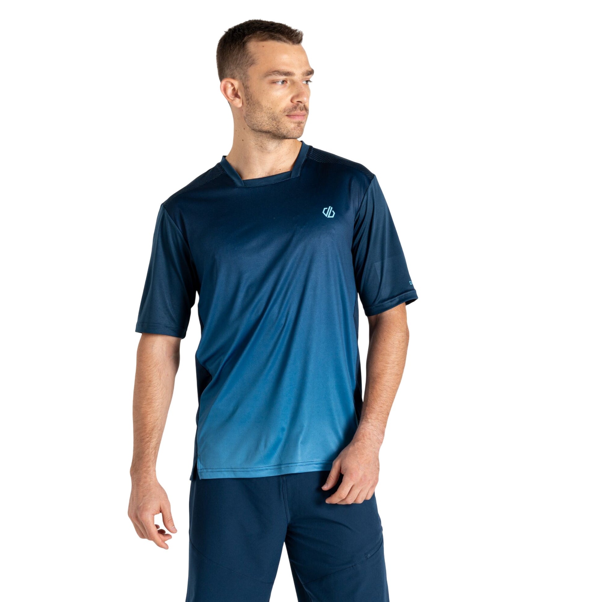 Blue Steel-Heritage Blue - Lifestyle - Dare 2B Mens Trackstand II T-Shirt