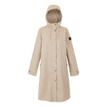 White Pepper - Front - Regatta Womens-Ladies Reinna Long Length Waterproof Jacket