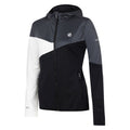 Ebony Grey-Black - Side - Dare 2B Womens-Ladies Convey III Core Stretch Midlayer