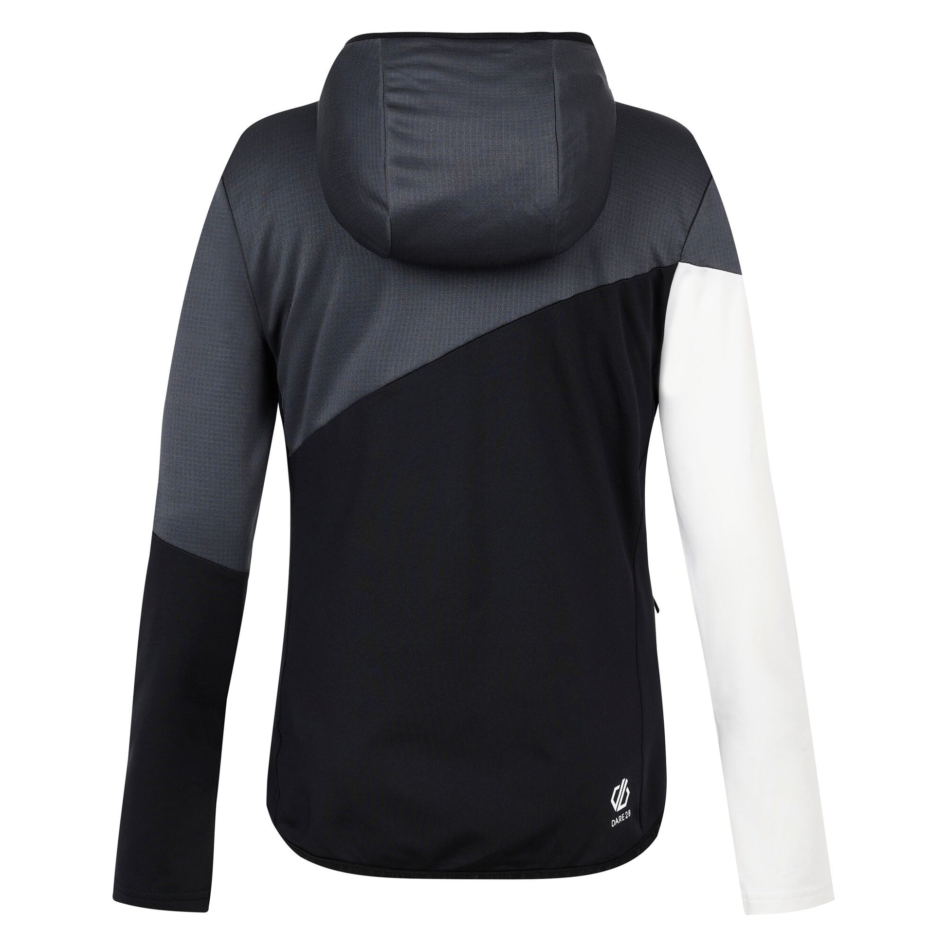Ebony Grey-Black - Back - Dare 2B Womens-Ladies Convey III Core Stretch Midlayer