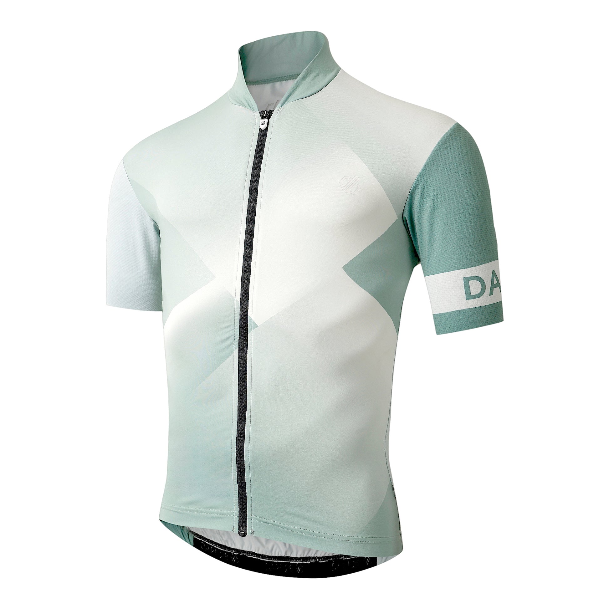 Hedge Green-Aqua Grey - Side - Dare 2B Mens AEP Pedal II Short-Sleeved Top