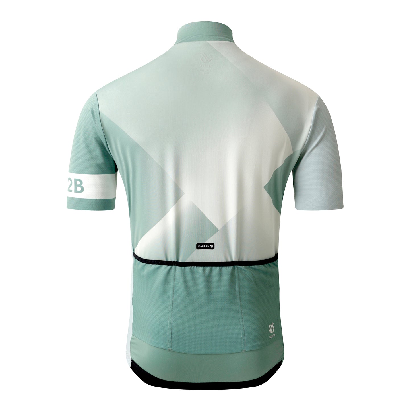 Hedge Green-Aqua Grey - Back - Dare 2B Mens AEP Pedal II Short-Sleeved Top