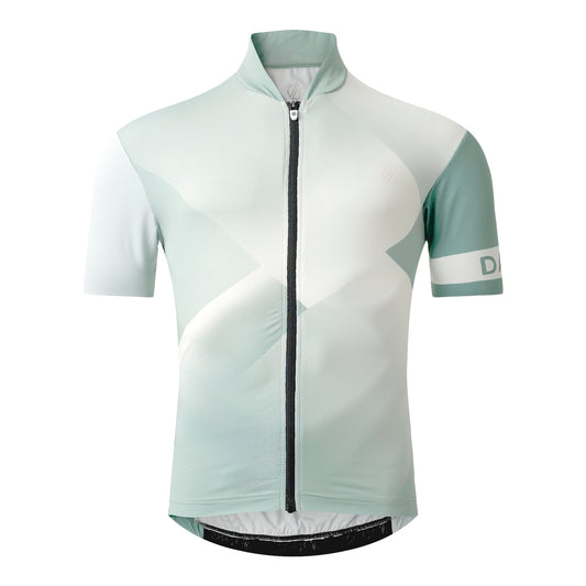 Hedge Green-Aqua Grey - Front - Dare 2B Mens AEP Pedal II Short-Sleeved Top