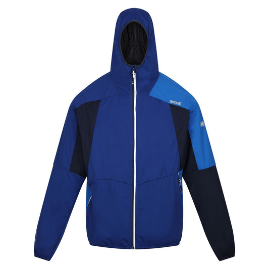 Moroccan Blue-Navy - Front - Regatta Mens Tarvos VII Lightweight Soft Shell Jacket