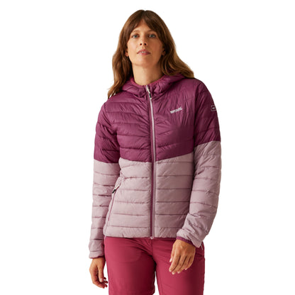 Beaujolais-Lilas - Lifestyle - Regatta Womens-Ladies Hillpack IV Quilted Thin Lightweight Waterproof Jacket