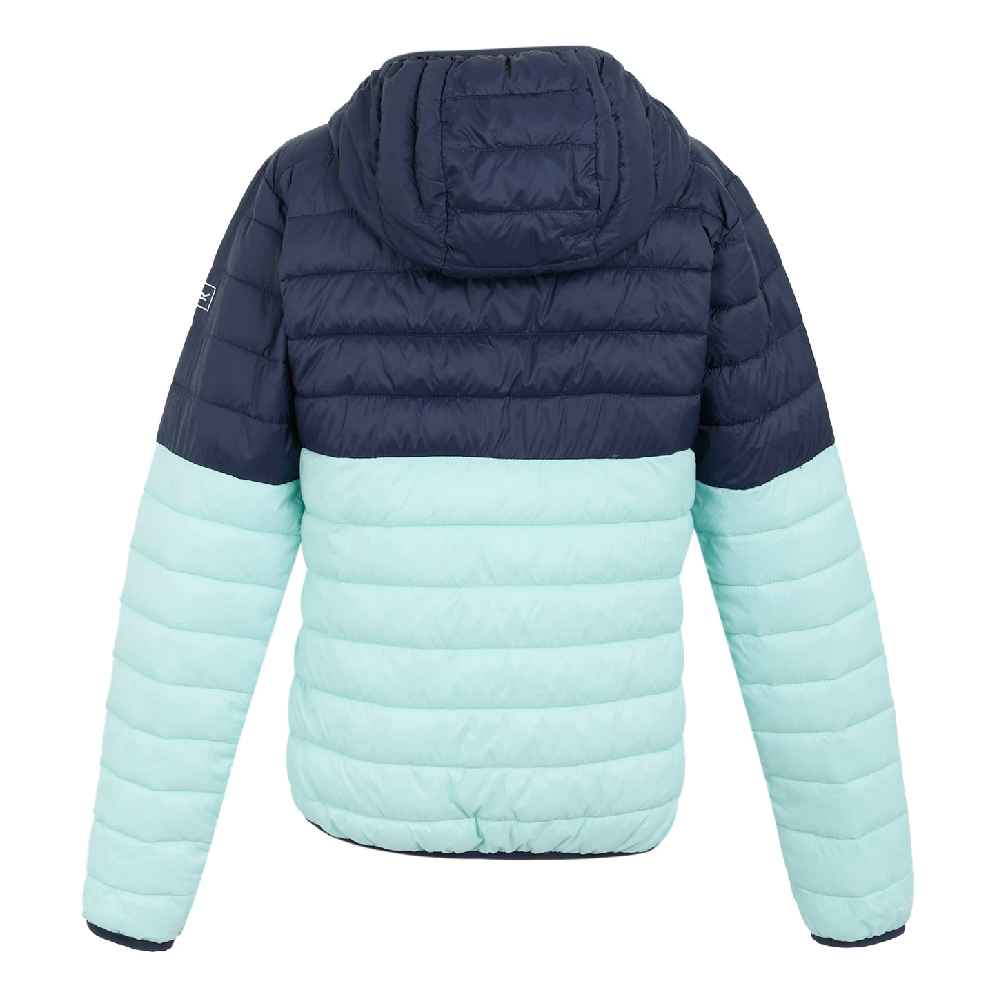 Navy-Icy Morn - Back - Regatta Womens-Ladies Hillpack IV Quilted Thin Lightweight Waterproof Jacket