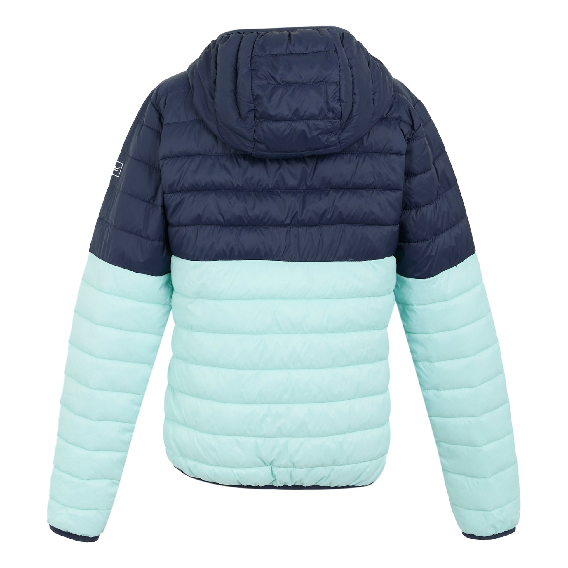 Navy-Icy Morn - Back - Regatta Womens-Ladies Hillpack IV Quilted Thin Lightweight Waterproof Jacket