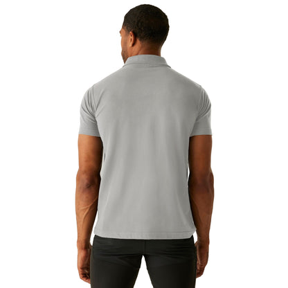 Heather Grey - Pack Shot - Regatta Professional Mens Pique Polo Shirt