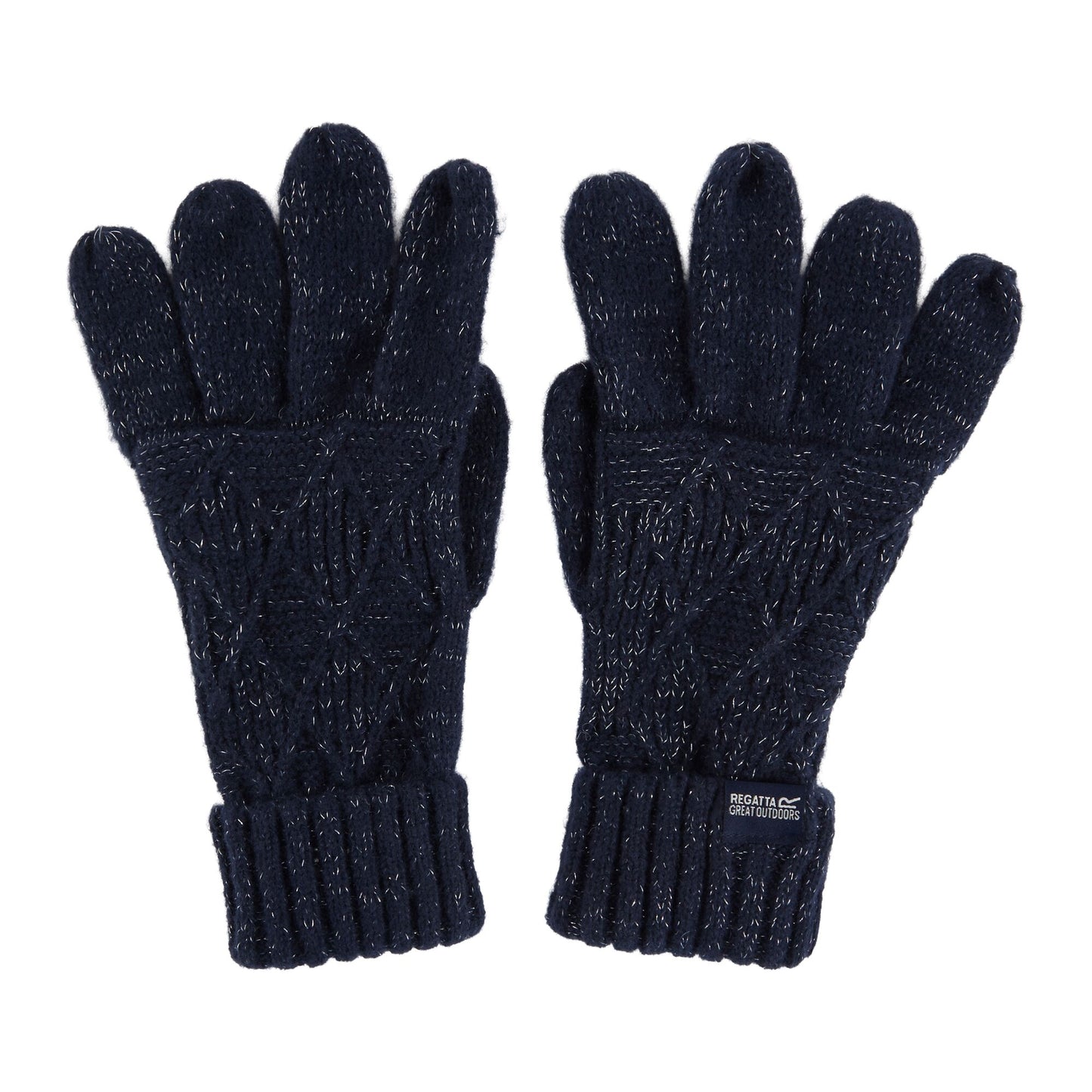 Navy - Front - Regatta Womens-Ladies Winter Gloves