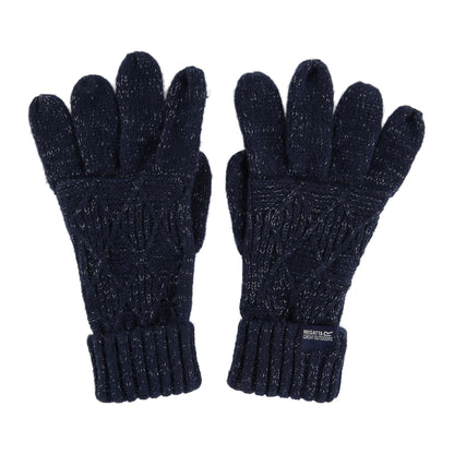 Navy - Front - Regatta Womens-Ladies Winter Gloves