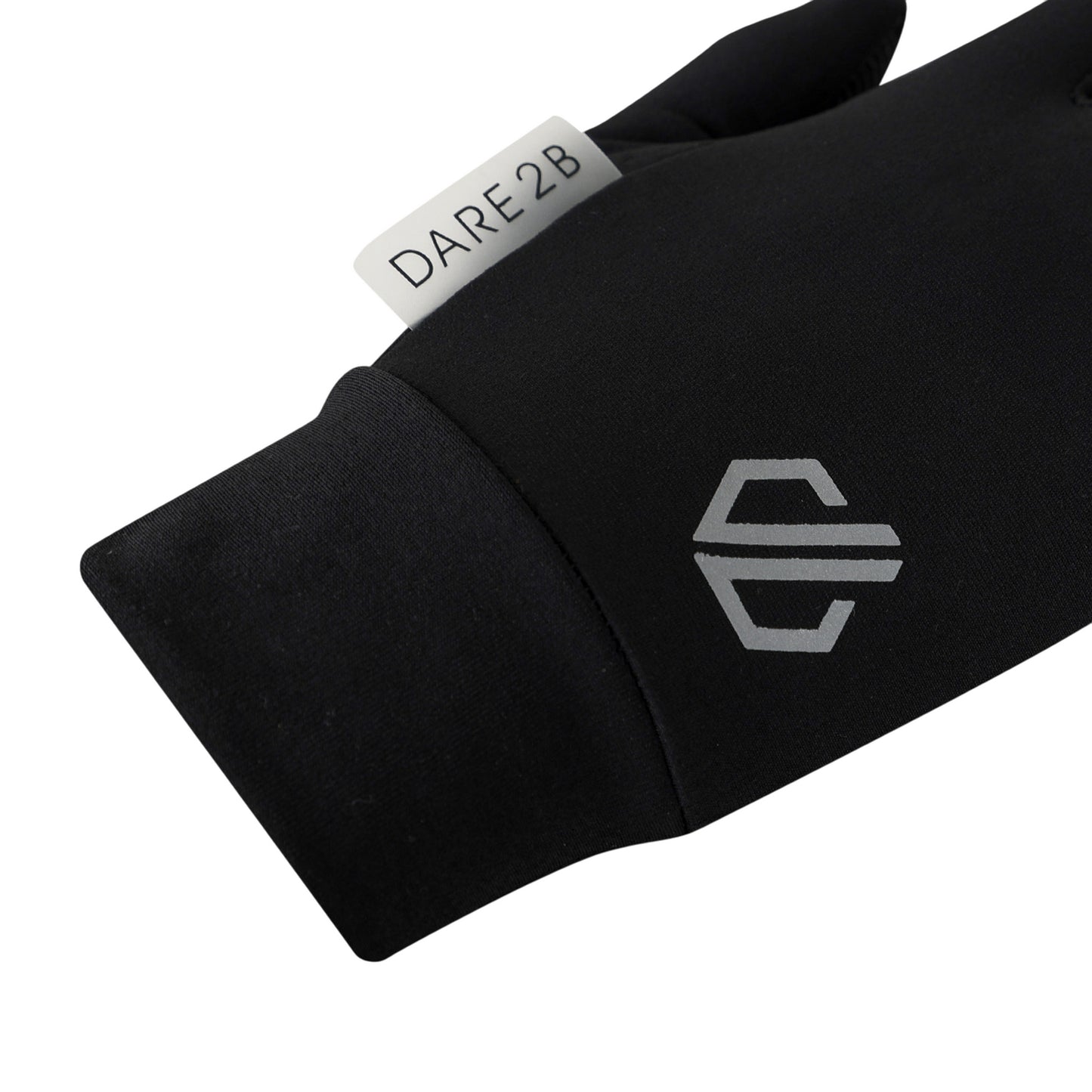 Black - Side - Dare 2B Childrens-Kids Endurance Stretch Gloves