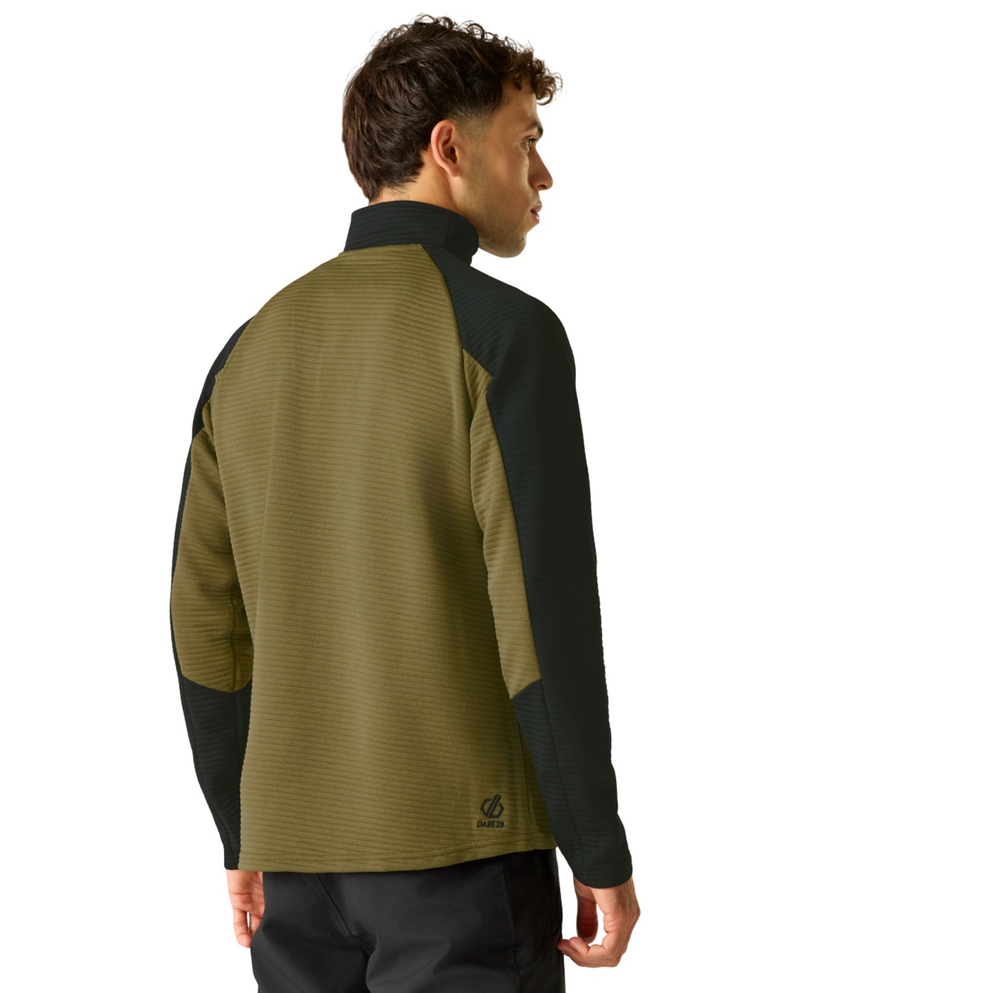 Black-Martini Olive - Pack Shot - Dare 2B Mens Dignify IV Core Stretch Base Layer Top