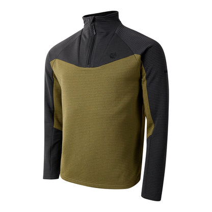 Black-Martini Olive - Side - Dare 2B Mens Dignify IV Core Stretch Base Layer Top