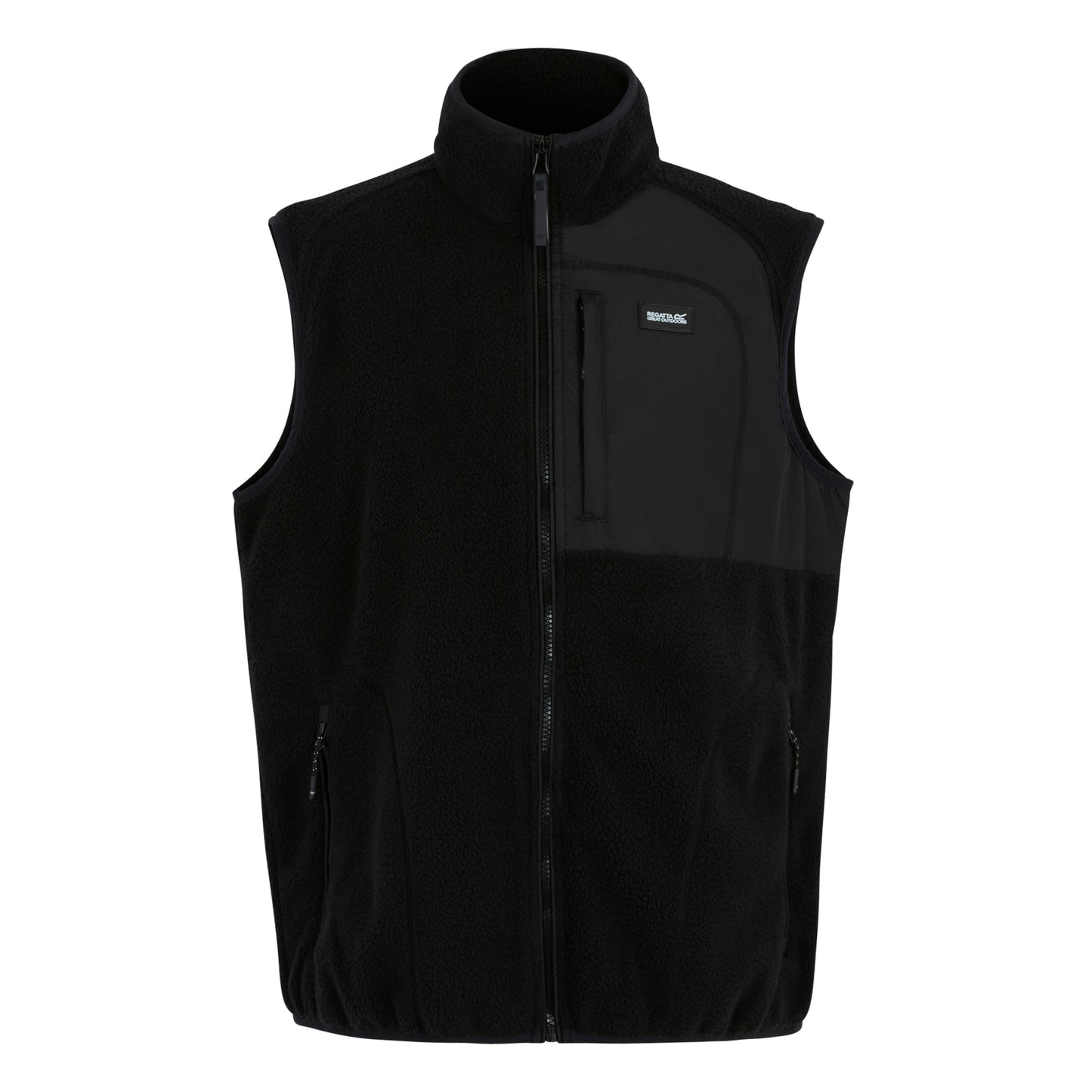 Black - Front - Regatta Mens Frankie Borg Body Warmer