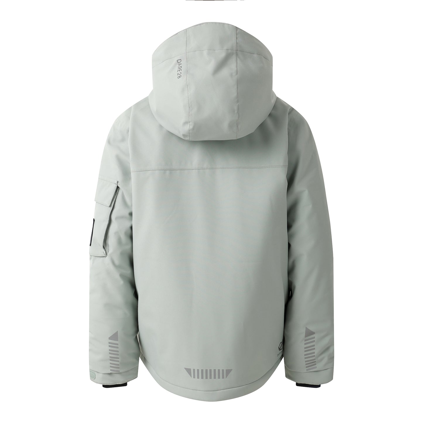 Glacier Green - Back - Dare 2B Childrens-Kids Shredder Ski Jacket