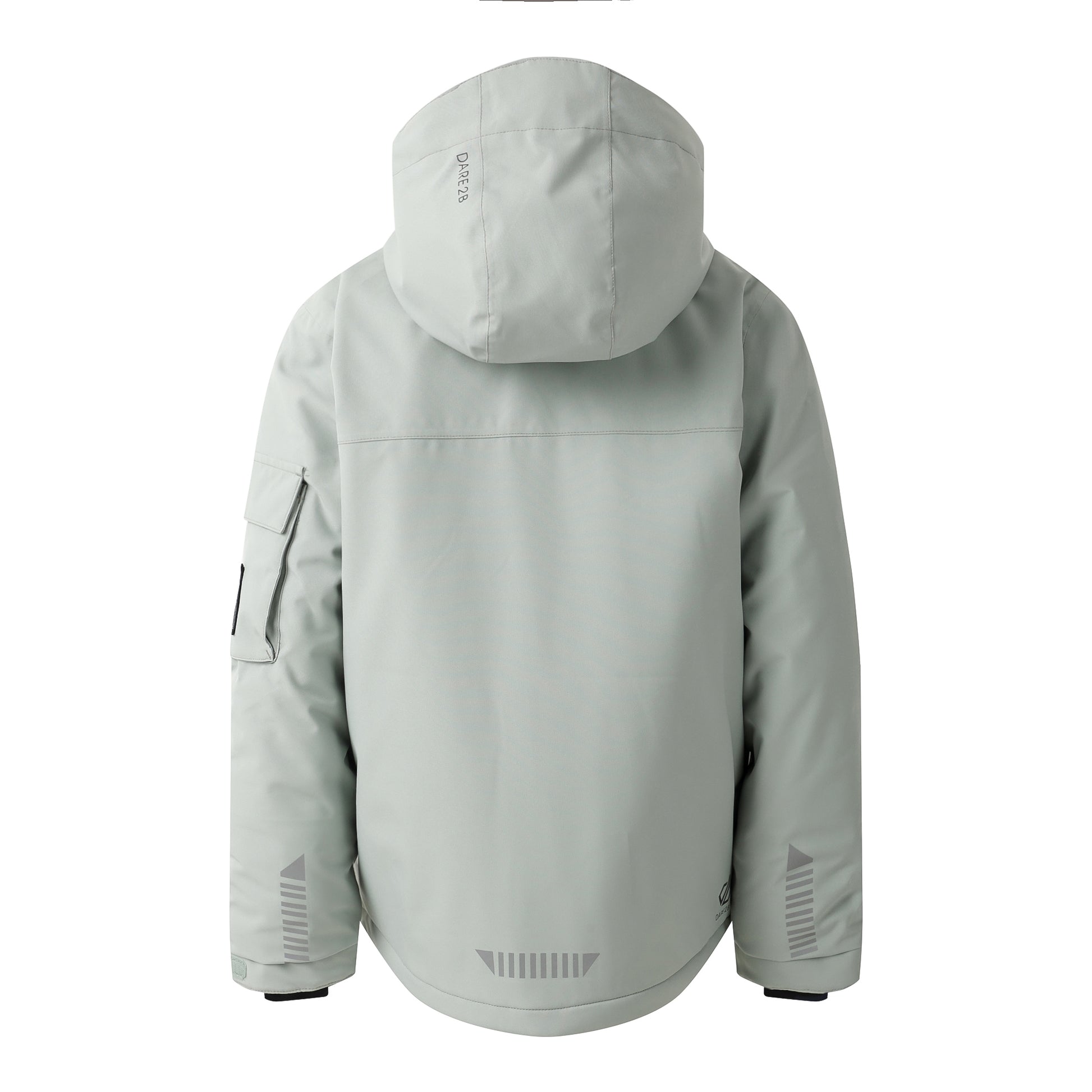 Glacier Green - Back - Dare 2B Childrens-Kids Shredder Ski Jacket