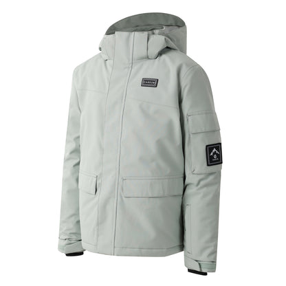 Glacier Green - Side - Dare 2B Childrens-Kids Shredder Ski Jacket