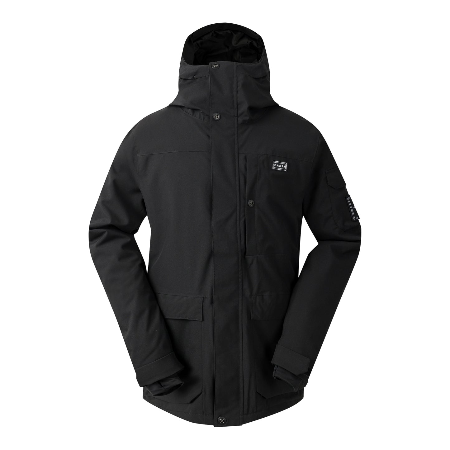 Black - Front - Dare 2B Mens Twin Tip Ski Jacket