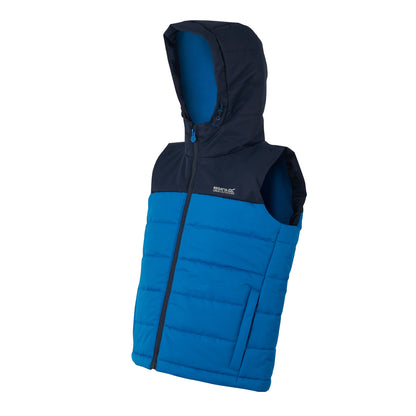 Navy-Snorkel Blue - Side - Regatta Childrens-Kids Lofthouse Body Warmer