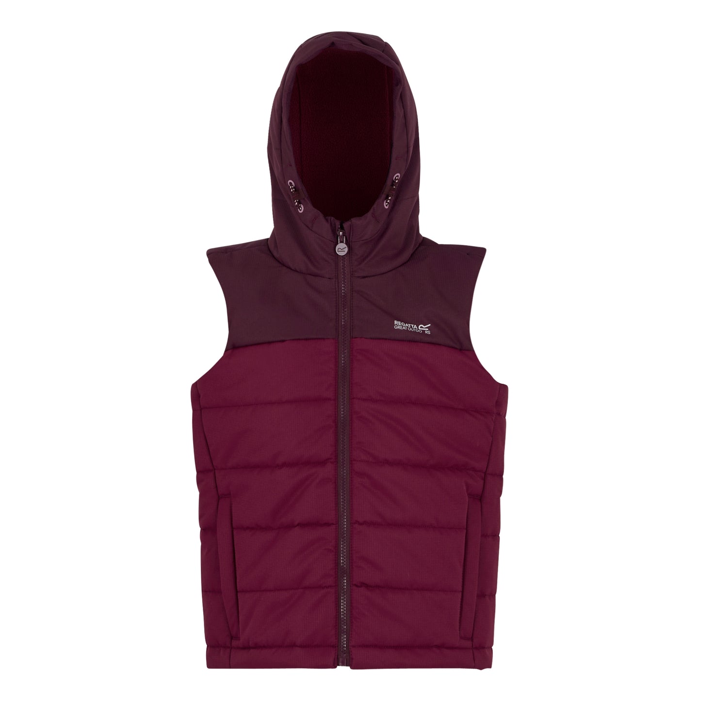 Fig-Dark Pimento - Front - Regatta Childrens-Kids Lofthouse Body Warmer