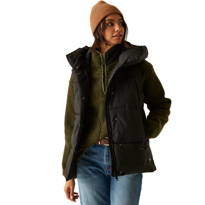 Black - Lifestyle - Regatta Womens-Ladies Kelse Body Warmer