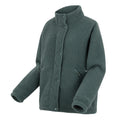 Spruce Green - Side - Regatta Womens-Ladies Emilica Borg Full Zip Fleece Jacket
