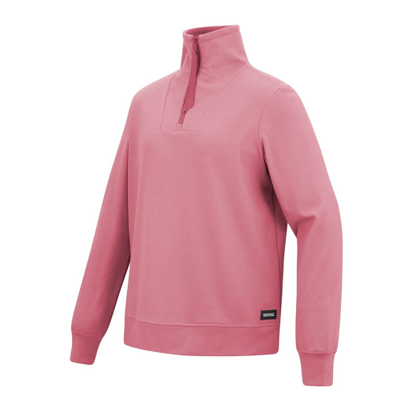 Pink Lemonade - Side - Regatta Womens-Ladies Demmi Quarter Zip Fleece Top