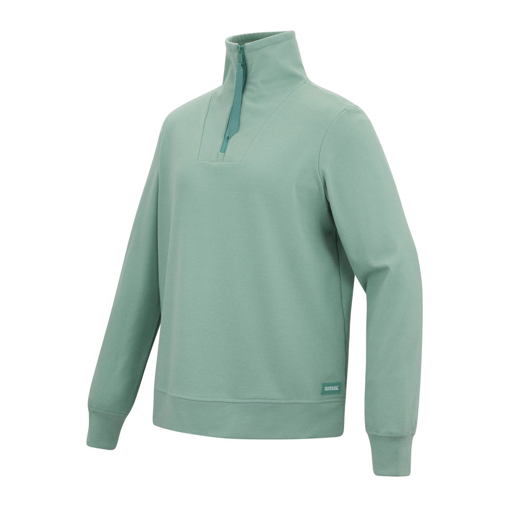Ivy Moss - Side - Regatta Womens-Ladies Demmi Quarter Zip Fleece Top