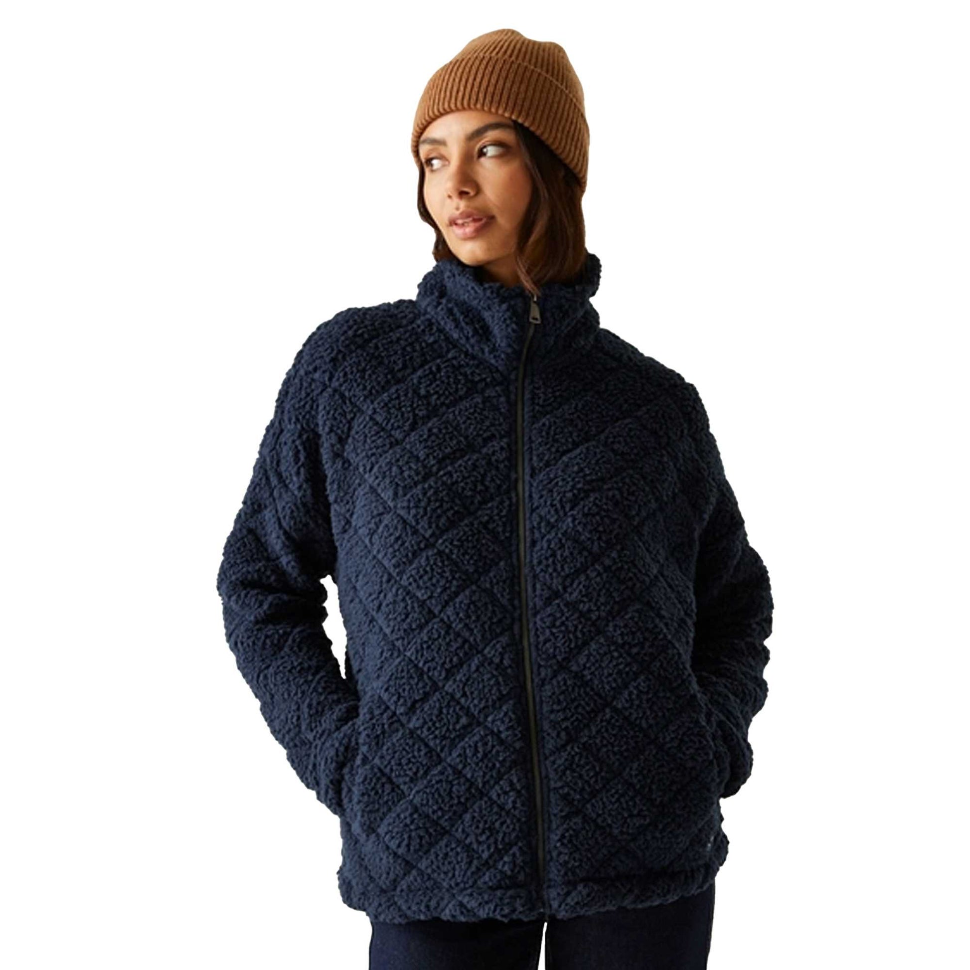 Navy - Lifestyle - Regatta Womens-Ladies Alaiya Full Zip Fleece Jacket