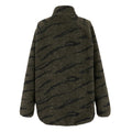 Dark Khaki-Black - Back - Regatta Womens-Ladies Frankie Borg Full Zip Fleece Jacket